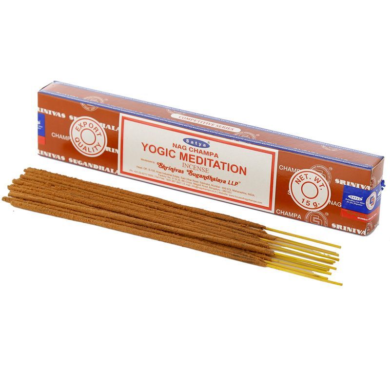 Satya Nag Champa YOGIC MEDITATION (Благовония Наг Чампа ЙОГА МЕДИТАЦИЯ, Сатья), 15 г.