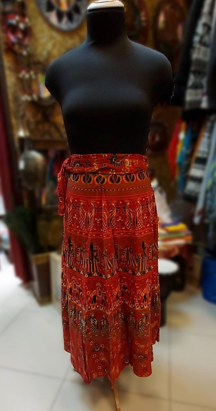 Юбка с запахом, хлопок 100%, free size.
