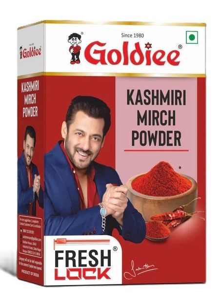 Кашмирский красный перец Голди (Kashmiri chilli powder Goldiee), 100 грамм