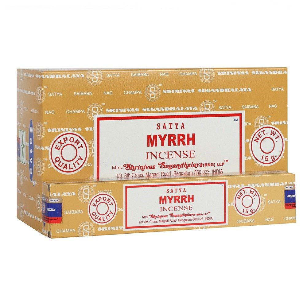  Мирра  Сатья благовония пыльцовые   15г.  Myrrh Satya.