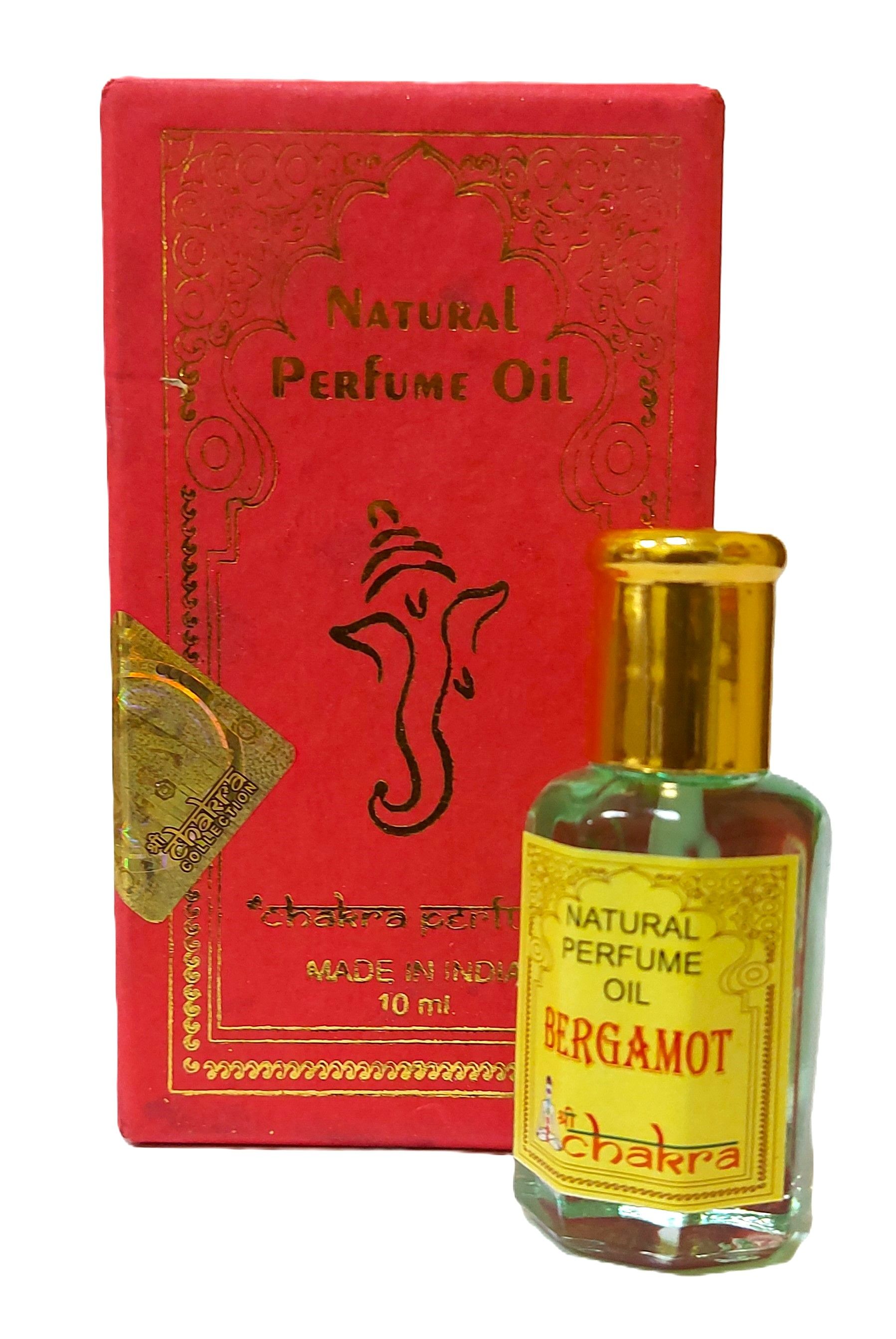 Масло  духи  Бергамот, Bergamot, Chakra Perfume oil 10 мл