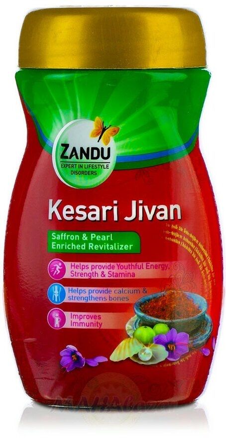 Чаванпраш Кесари Дживан ЗАНДУ  Chyavanprash Kesari Jivan, Zandu 450 g