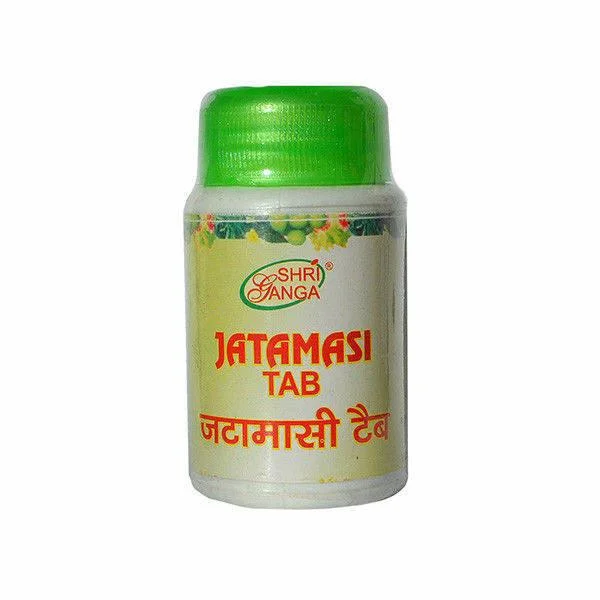 Джатаманси для нервной системы Шри Ганга 60 табл. (Jatamansi Shri Ganga) Индия