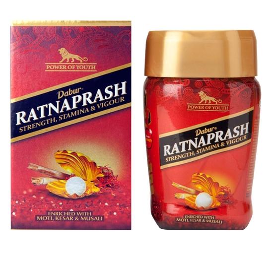 Dabur Ратнапраш Чаванпраш - 450 г, на все времена года, комплексный тоник для здоровья всей семьи