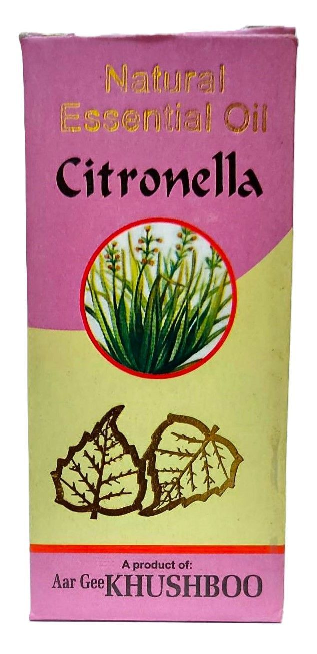 Эфирное натуральное масло  Цитронелла, 10мл. Natural Essential Oil Citronella.