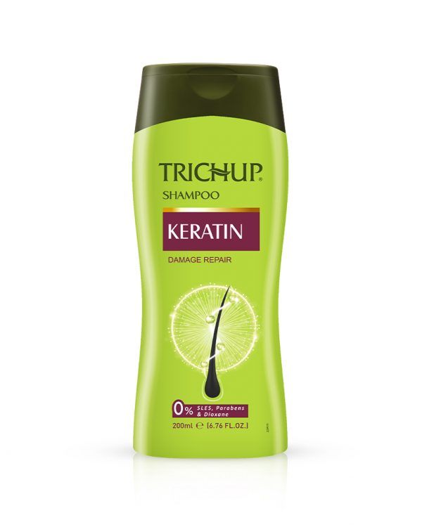 Тричап Шампунь для волос c Кератином, 200мл. Trichup Natural  Keratin Shampoo.