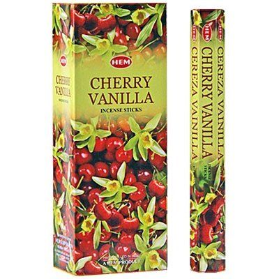 Ваниль Вишня благовония, Хем, 20шт.в уп. Vanilla Sherry Hem.