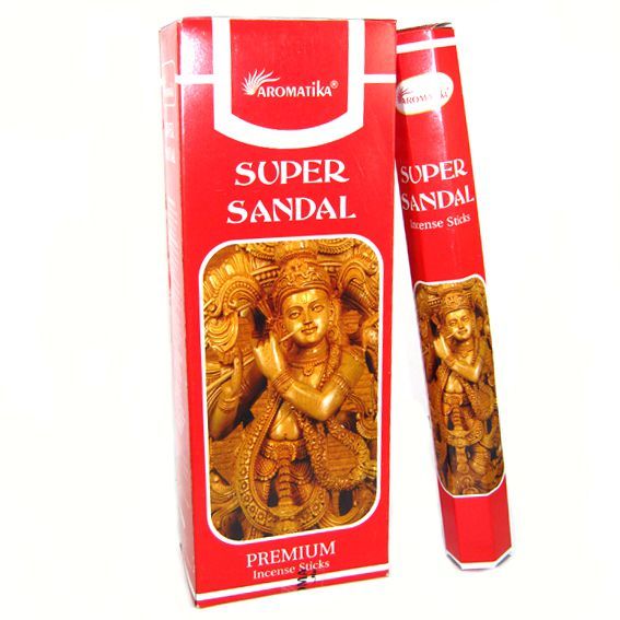 Сандал Супер, благовония, 20шт.в уп. Super Sandal Aromatika.