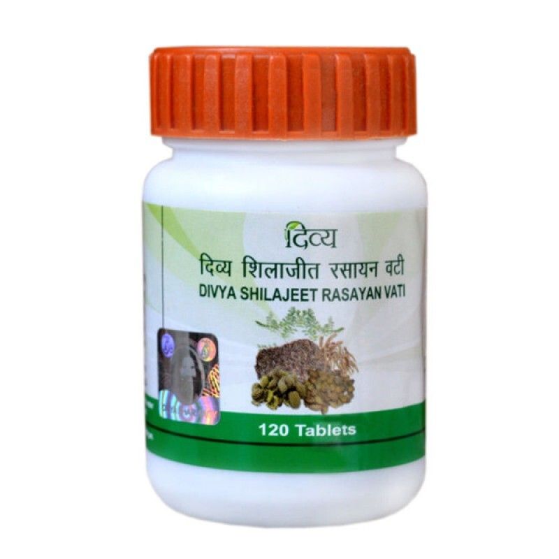 Шиладжит Расаян Вати (120 таб, 300 мг), Shilajeet Rasayan Vati, произв. Patanjali