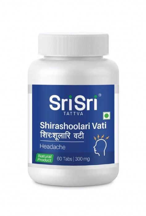 Ширашулари Вати, Шри Шри Аюрведа Татва 60 шт. в упаковке Shirashoolari Vati Sri Sri Ayurveda/Tattva, 60 tab