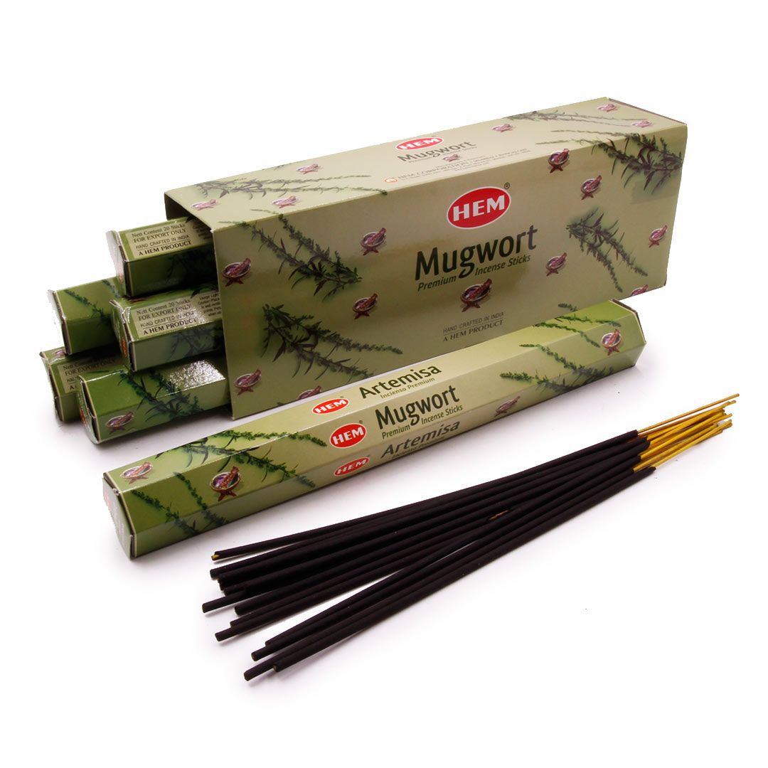 Hem Incense Sticks MUGWORT (Благовония ПОЛЫНЬ, Хем), 20 штук в уп.