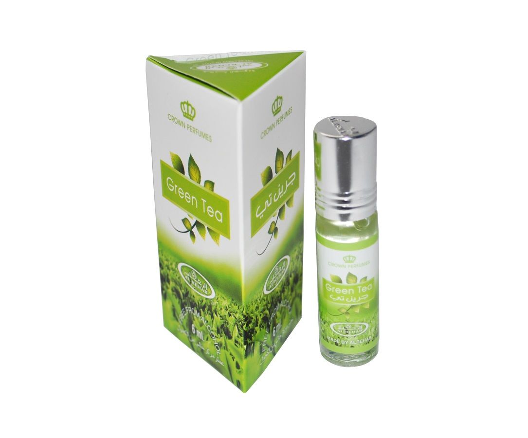 Арабские масляные духи Al Rehab  Green tea 6мл