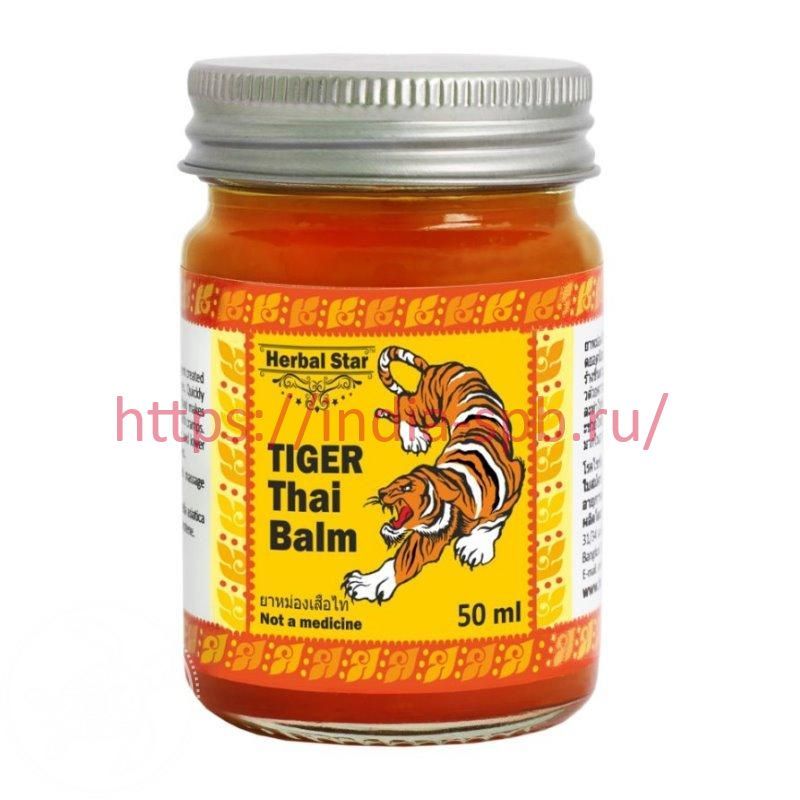 Тигровый Тайский бальзам, Банна, 50г. Tiger Thai Balm Banna.