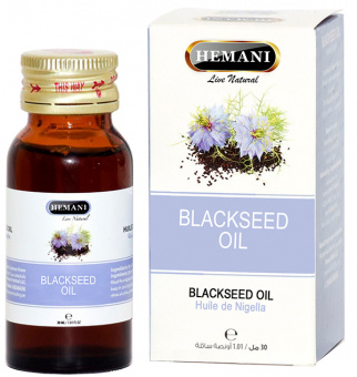 Хемани масло Черного Тмина, 30мл. Hemani Black Seed Oil.