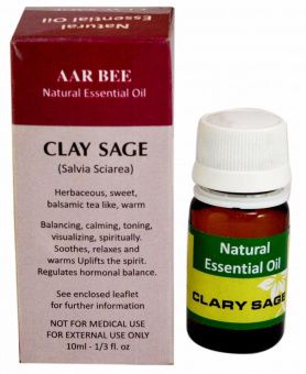 Эфирное натуральное масло Шалфея, 10мл. Natural Essential Oil Glay Sage.