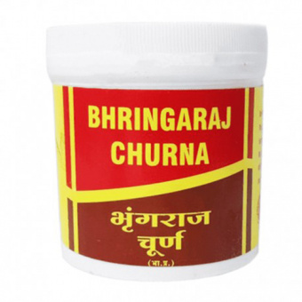 Брингарадж порошок (чурна), Вьяс, 100г.  Bhringaraj churna Vyas