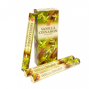 Ваниль Корица благовония,Хем, 20шт.в уп. Vanilla Cinnamon Hem.