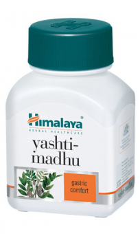 Яштимадху для  ЖКТ,  Хималая,  60шт. в уп. Yashtimadhu Himalaya.