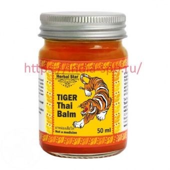 Тигровый Тайский бальзам, Банна, 50г. Tiger Thai Balm Banna.