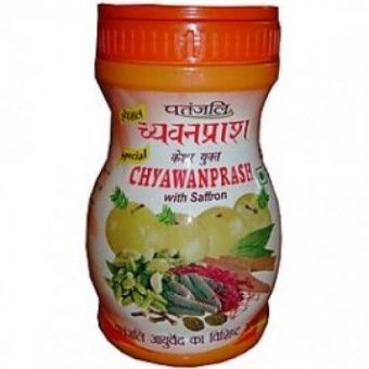 Патанджали джем с шафраном Чаванпраш , 500г. Chyawanprash Patanjali 