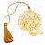 Закладка для книги "Ганеша" латунь 