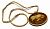 Кантхималы из Туласи с подвеской "священная корова", длина нити в расстегнутом виде 42см.